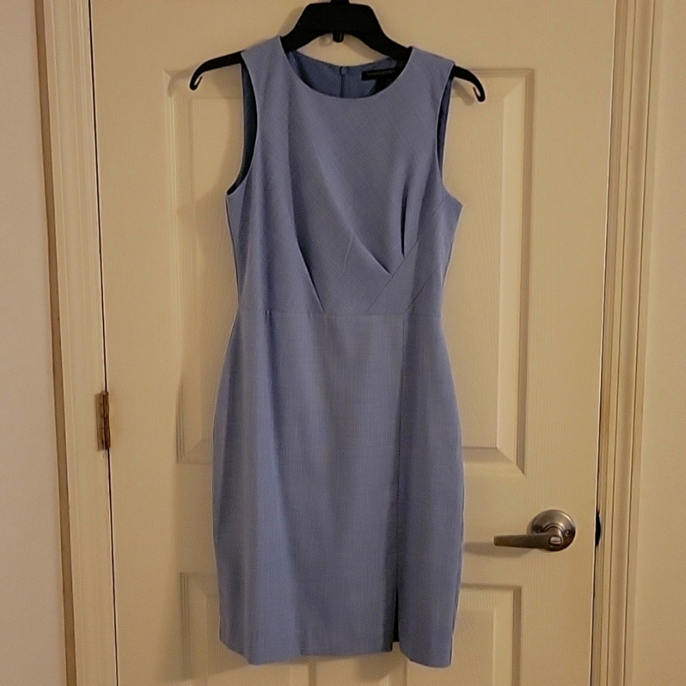 Banana Republic Light Blue Pencil Style Sleeveless Dress Size 4.